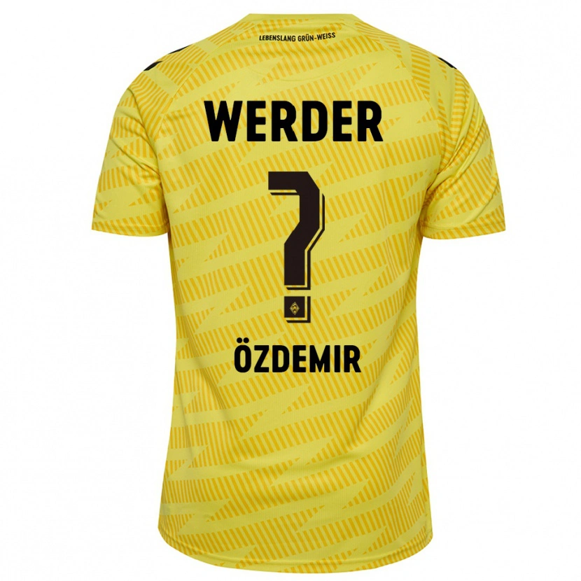 Danxen Damen Sinem Özdemir #0 Trikot Gelb Schwarz Torwarttrikot 2025/26 Österreich