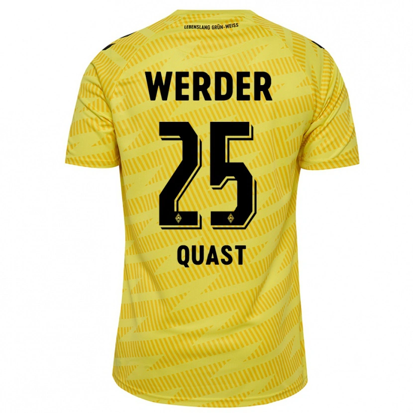 Danxen Damen Soenke Quast #25 Trikot Gelb Schwarz Torwarttrikot 2025/26 Österreich