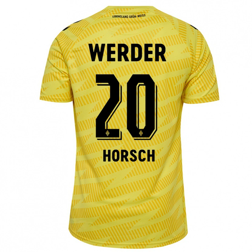 Danxen Damen Jonas Horsch #20 Trikot Gelb Schwarz Torwarttrikot 2025/26 Österreich