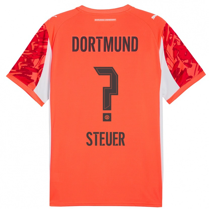 Danxen Damen Etienne Steuer #0 Trikot Rot Orange Torwarttrikot 2025/26 Österreich