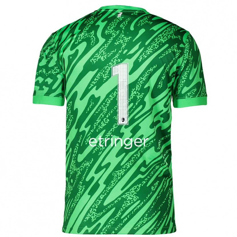 Danxen Damen Elias Etringer #1 Trikot Grün Weiß Torwarttrikot 2025/26 Österreich