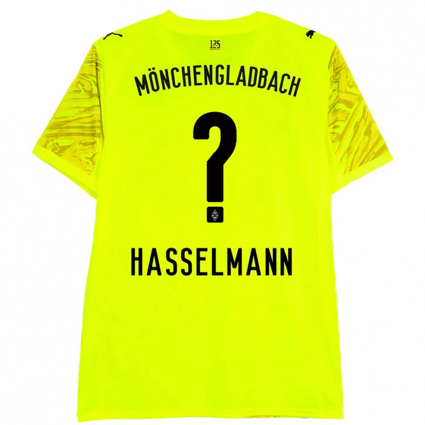 Danxen Damen Nina Hasselmann #0 Trikot Gelb Schwarz Torwarttrikot 2025/26 Österreich