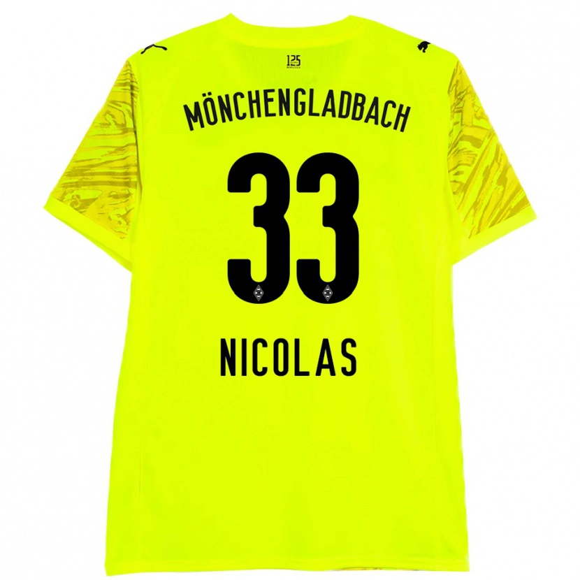 Danxen Damen Moritz Nicolas #33 Trikot Gelb Schwarz Torwarttrikot 2025/26 Österreich