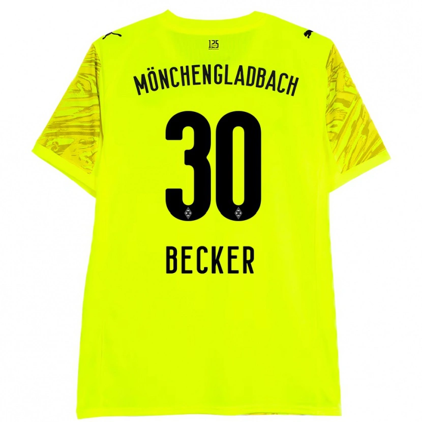 Danxen Damen Benjamin Becker #30 Trikot Gelb Schwarz Torwarttrikot 2025/26 Österreich