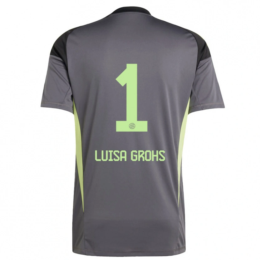 Danxen Damen Maria Luisa Grohs #1 Trikot Schwarz Grün Gelb Torwarttrikot 2025/26 Österreich
