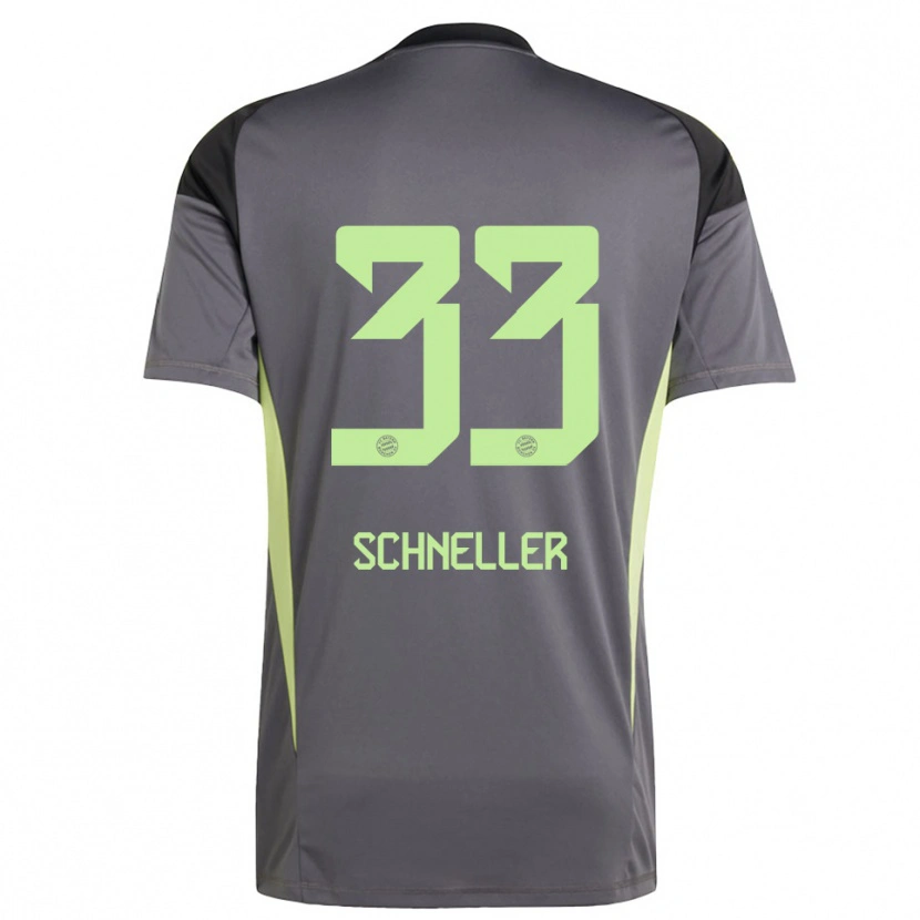 Danxen Damen Lukas Schneller #33 Trikot Schwarz Grün Gelb Torwarttrikot 2025/26 Österreich
