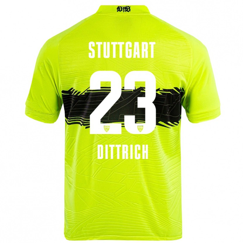 Danxen Damen Robin Dittrich #23 Trikot Grün Gelb Schwarz Torwarttrikot 2025/26 Österreich