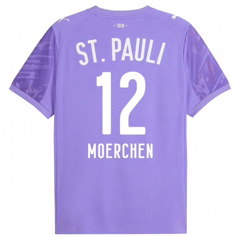 Danxen Damen Theo Moerchen #12 Trikot Mittel Lila Schwarz Torwarttrikot 2025/26 Österreich