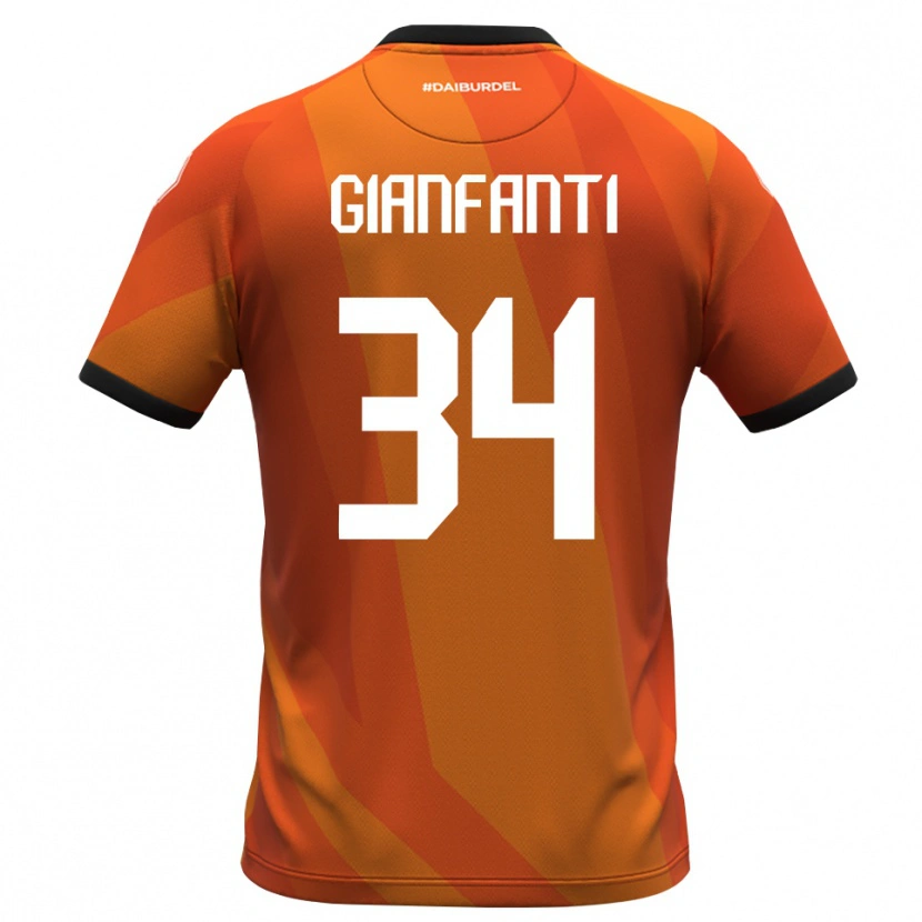 Danxen Damen Simone Gianfanti #34 Trikot Koralle Weiß Schwarz Torwarttrikot 2025/26 Österreich