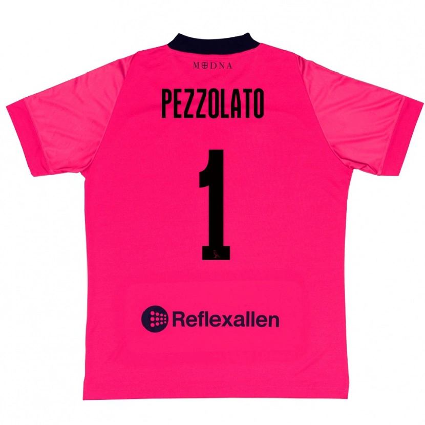 Danxen Damen Michele Pezzolato #1 Trikot Tiefrosa Schwarz Torwarttrikot 2025/26 Österreich