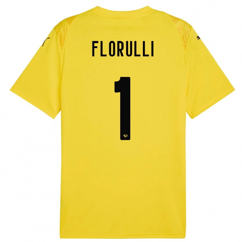 Danxen Damen Gerlando Florulli #1 Trikot Gelb Schwarz Torwarttrikot 2025/26 Österreich