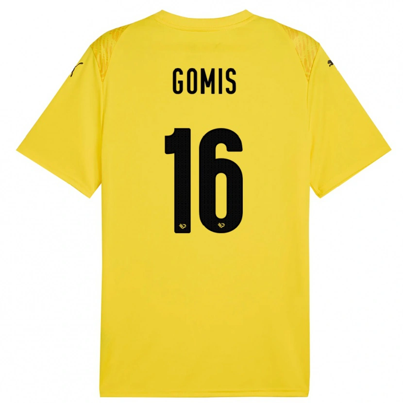 Danxen Damen Alfred Gomis #16 Trikot Gelb Schwarz Torwarttrikot 2025/26 Österreich