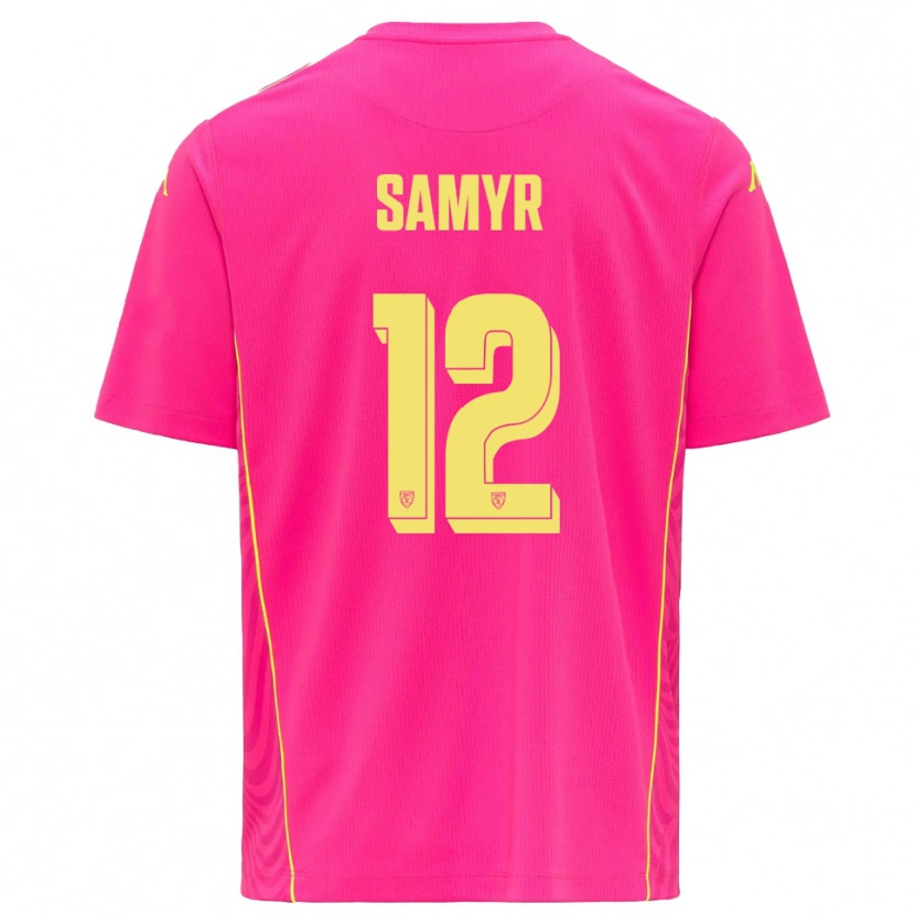 Danxen Damen Walid Samyr #12 Trikot Tiefes Pink Gelb Torwarttrikot 2025/26 Österreich