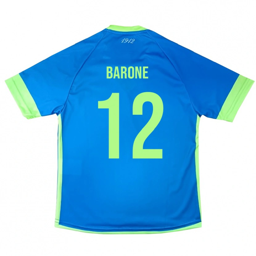 Danxen Damen Filippo Barone #12 Trikot Blau Grün Gelb Torwarttrikot 2025/26 Österreich