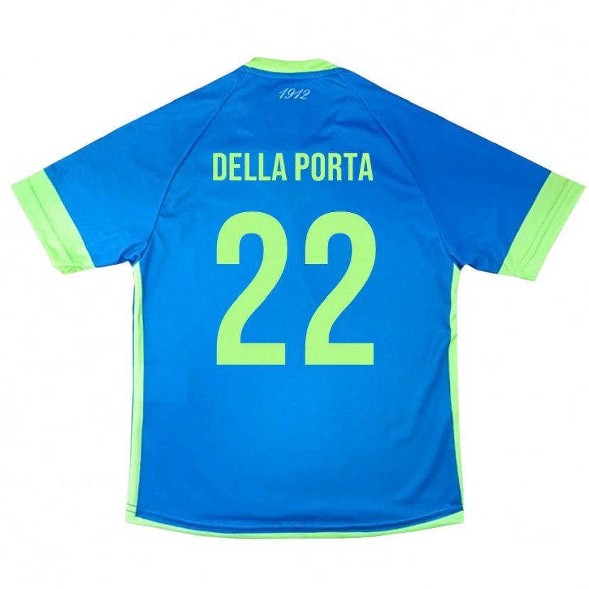 Danxen Damen Simone Della Porta #22 Trikot Blau Grün Gelb Torwarttrikot 2025/26 Österreich