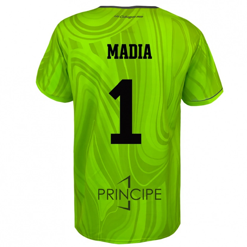 Danxen Damen Lorenzo Madia #1 Trikot Gelb Grün Schwarz Torwarttrikot 2025/26 Österreich
