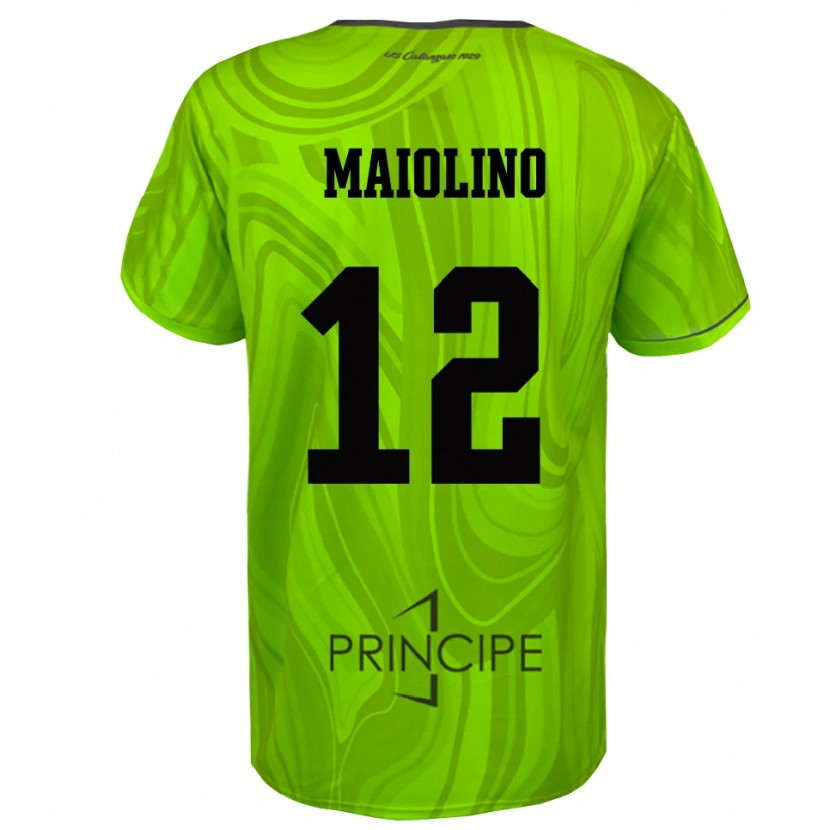 Danxen Damen Alex Maiolino #12 Trikot Gelb Grün Schwarz Torwarttrikot 2025/26 Österreich