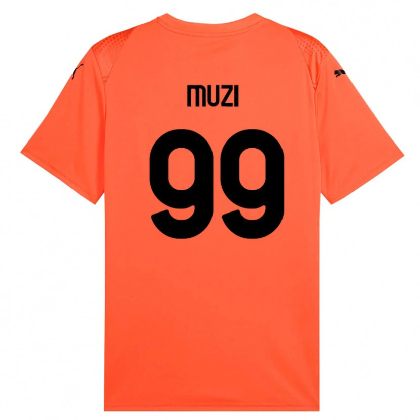 Danxen Damen Christian Muzi #99 Trikot Orange Schwarz Torwarttrikot 2025/26 Österreich
