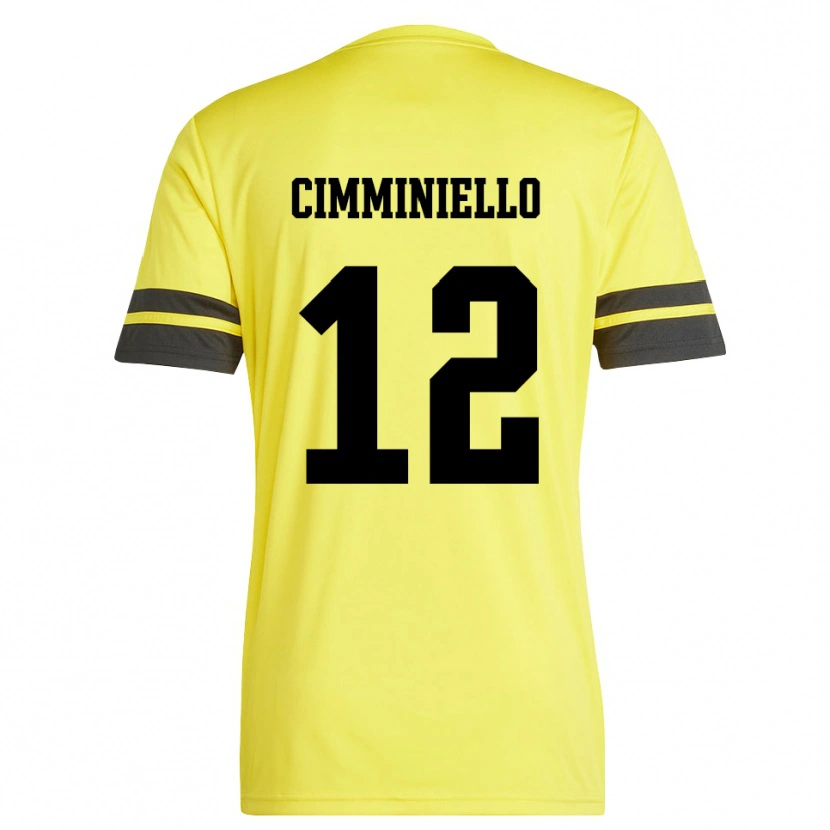 Danxen Damen Leon Cimminiello #12 Trikot Gelb Schwarz Torwarttrikot 2025/26 Österreich