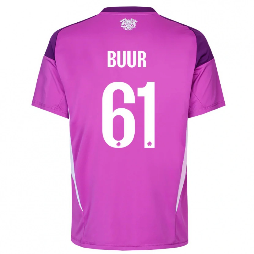Danxen Damen Oscar Buur #61 Trikot Flieder Lila Weiß Torwarttrikot 2025/26 Österreich