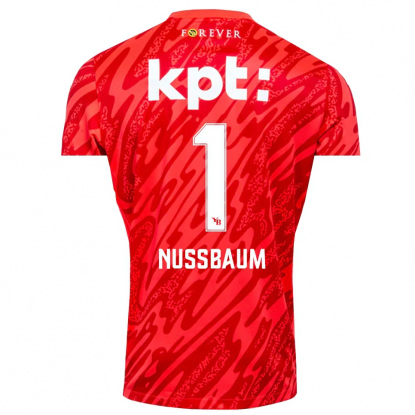 Danxen Damen Ramon Nussbaum #1 Trikot Rot Weiß Torwarttrikot 2025/26 Österreich