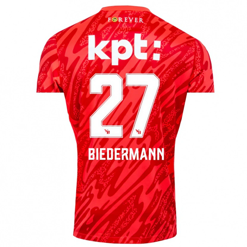Danxen Damen Tamara Biedermann #27 Trikot Rot Weiß Torwarttrikot 2025/26 Österreich