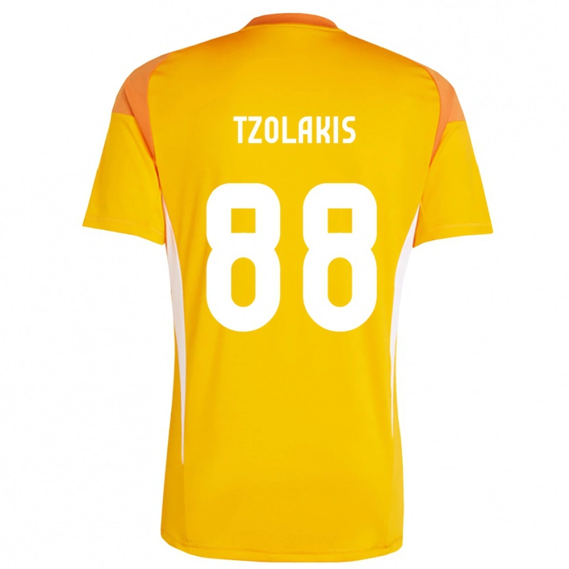 Danxen Damen Konstantinos Tzolakis #88 Trikot Orange Weiß Torwarttrikot 2025/26 Österreich