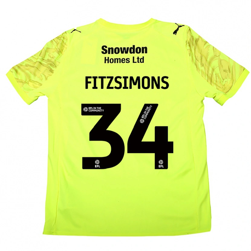 Danxen Damen Ross Fitzsimons #34 Trikot Leuchtendes Grün Torwarttrikot 2025/26 Österreich