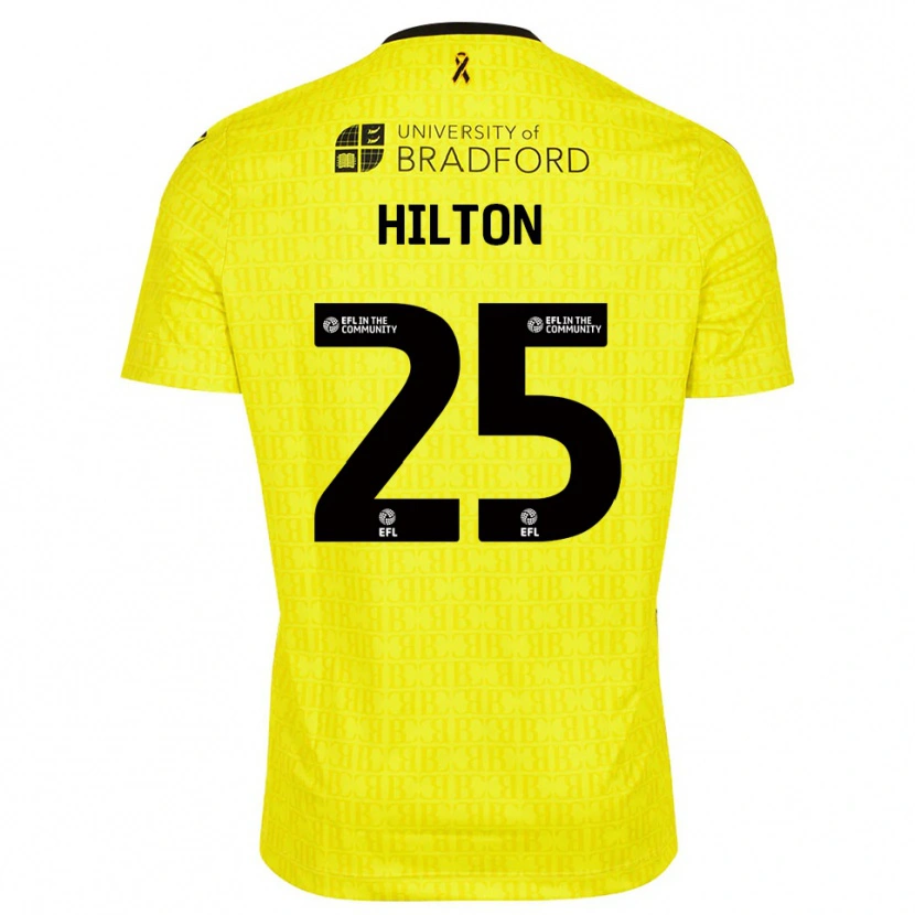 Danxen Damen Joe Hilton #25 Trikot Gelb Schwarz Torwarttrikot 2025/26 Österreich