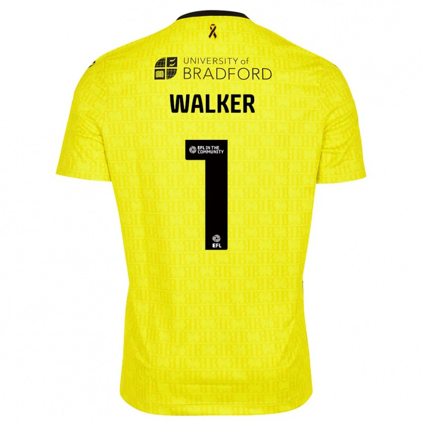 Danxen Damen Sam Walker #1 Trikot Gelb Schwarz Torwarttrikot 2025/26 Österreich
