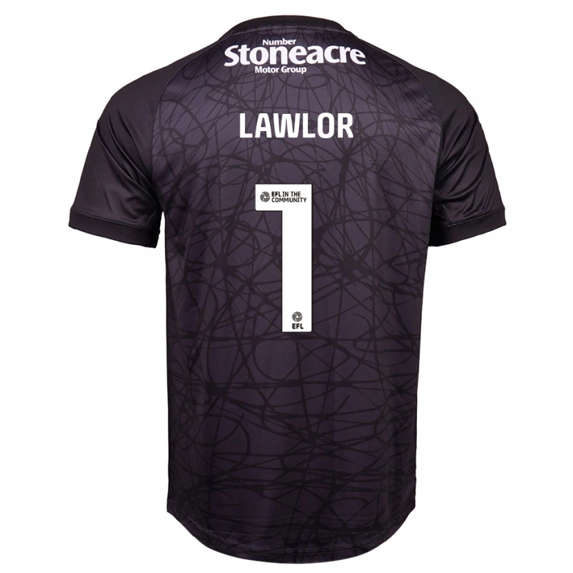 Danxen Damen Ian Lawlor #1 Trikot Schwarz Weiß Torwarttrikot 2025/26 Österreich