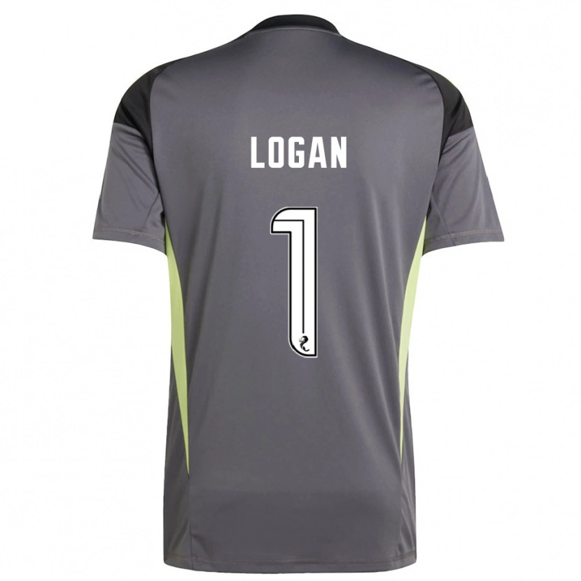 Danxen Damen Chloe Logan #1 Trikot Grau Weiß Torwarttrikot 2025/26 Österreich