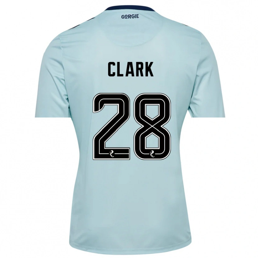 Danxen Damen Zander Clark #28 Trikot Hellblau Schwarz Torwarttrikot 2025/26 Österreich