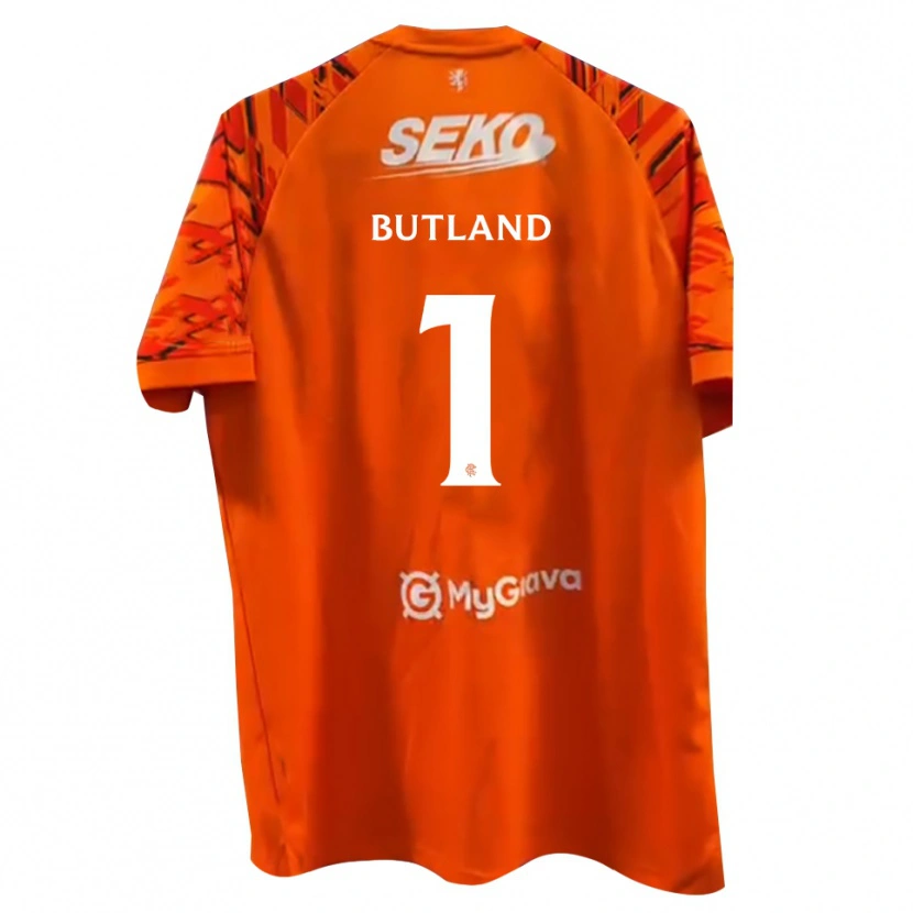 Danxen Damen Jack Butland #1 Trikot Orange Weiß Torwarttrikot 2025/26 Österreich