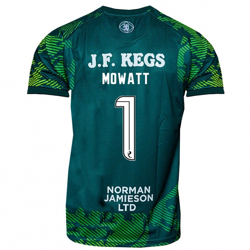 Danxen Damen Beth Mowatt #1 Trikot Grün Weiß Torwarttrikot 2025/26 Österreich