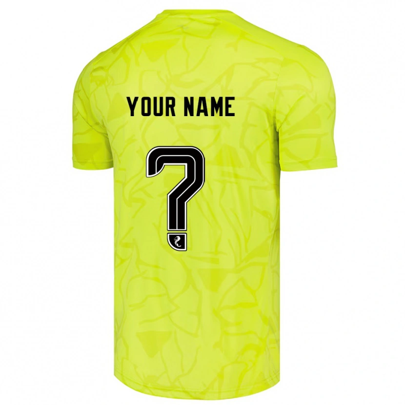 Danxen Damen Hibernian FC Trikot Gelb Schwarz Torwarttrikot 2025/26 Österreich