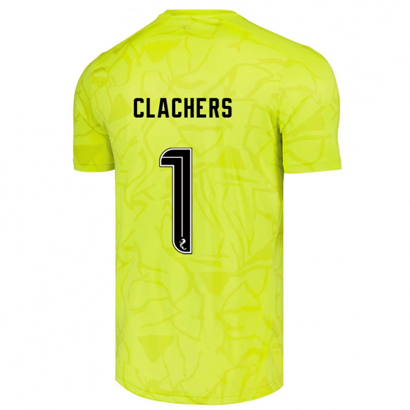 Danxen Damen Erin Clachers #1 Trikot Gelb Schwarz Torwarttrikot 2025/26 Österreich