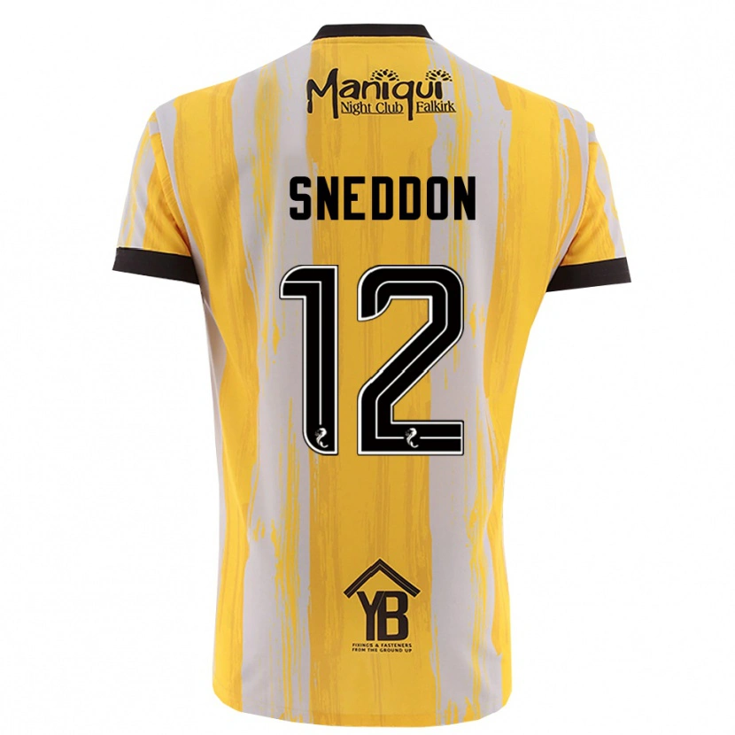 Danxen Damen Jamie Sneddon #12 Trikot Gelb Schwarz Torwarttrikot 2025/26 Österreich