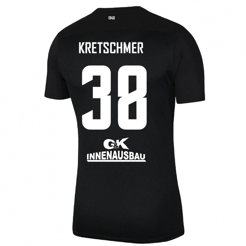 Danxen Damen Theo Kretschmer #38 Trikot Schwarz Weiß Torwarttrikot 2025/26 Österreich