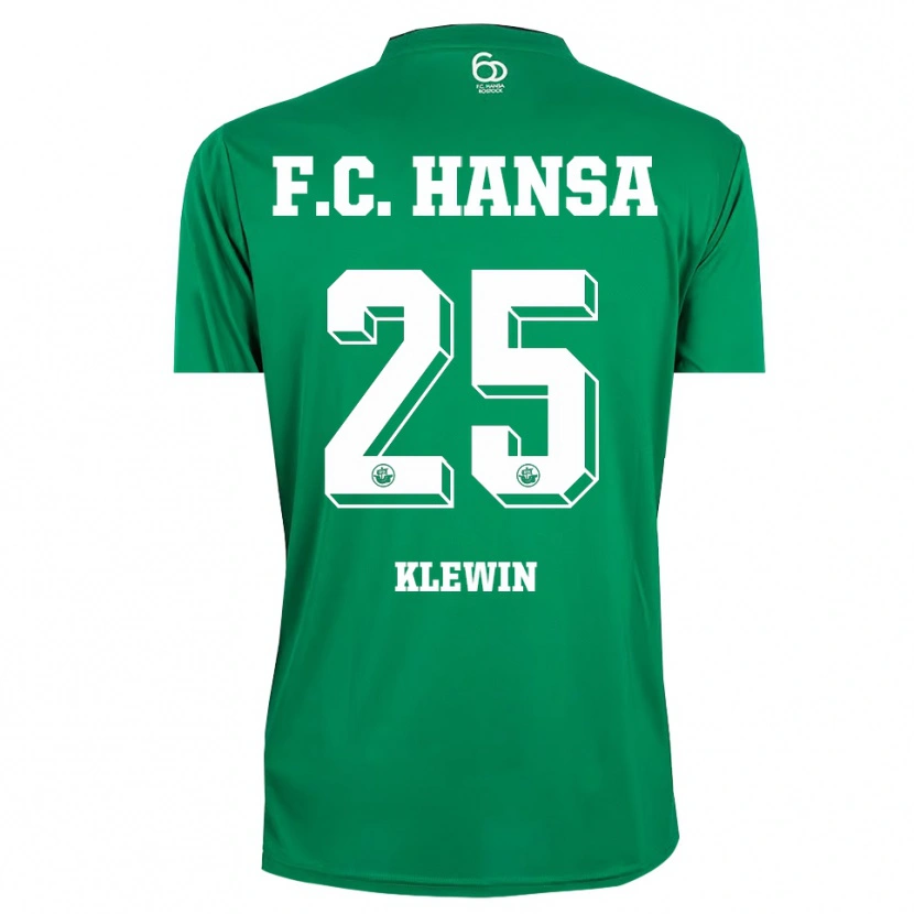 Danxen Damen Philipp Klewin #25 Trikot Dunkelgrün Weiß Torwarttrikot 2025/26 Österreich