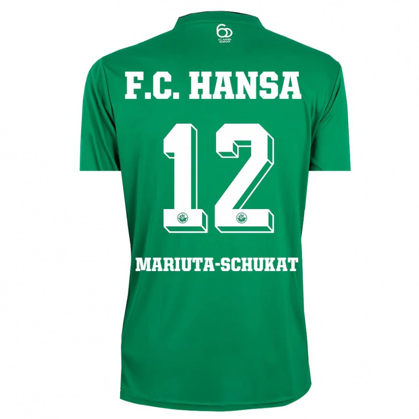 Danxen Damen Lara Mariuta-Schukat #12 Trikot Dunkelgrün Weiß Torwarttrikot 2025/26 Österreich