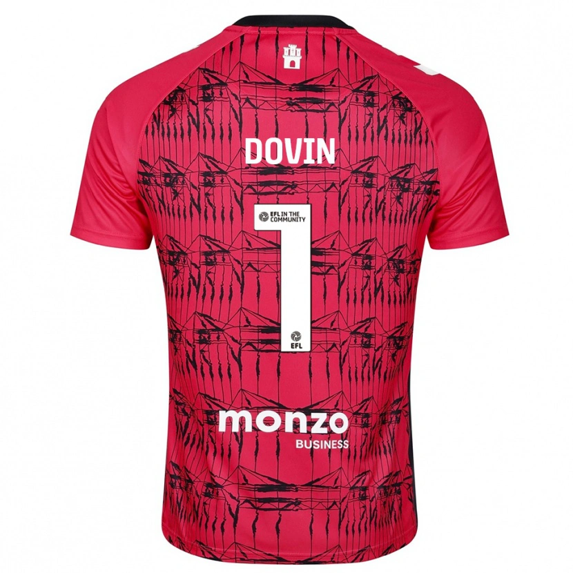 Danxen Damen Oliver Dovin #1 Trikot Rot Weiß Torwarttrikot 2025/26 Österreich