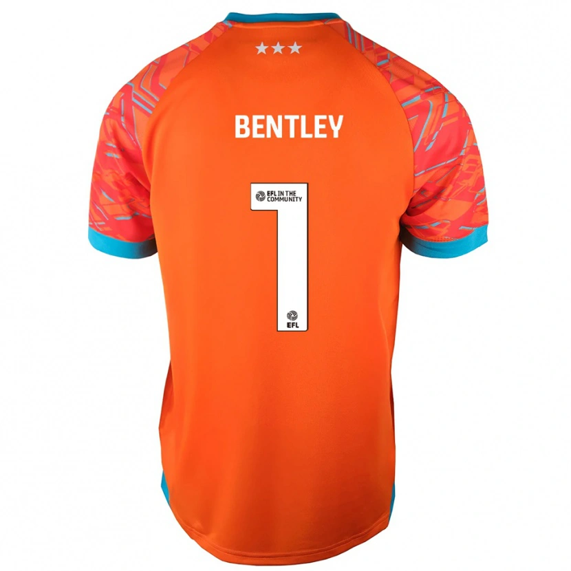 Danxen Damen Josh Bentley #1 Trikot Orange Weiß Torwarttrikot 2025/26 Österreich