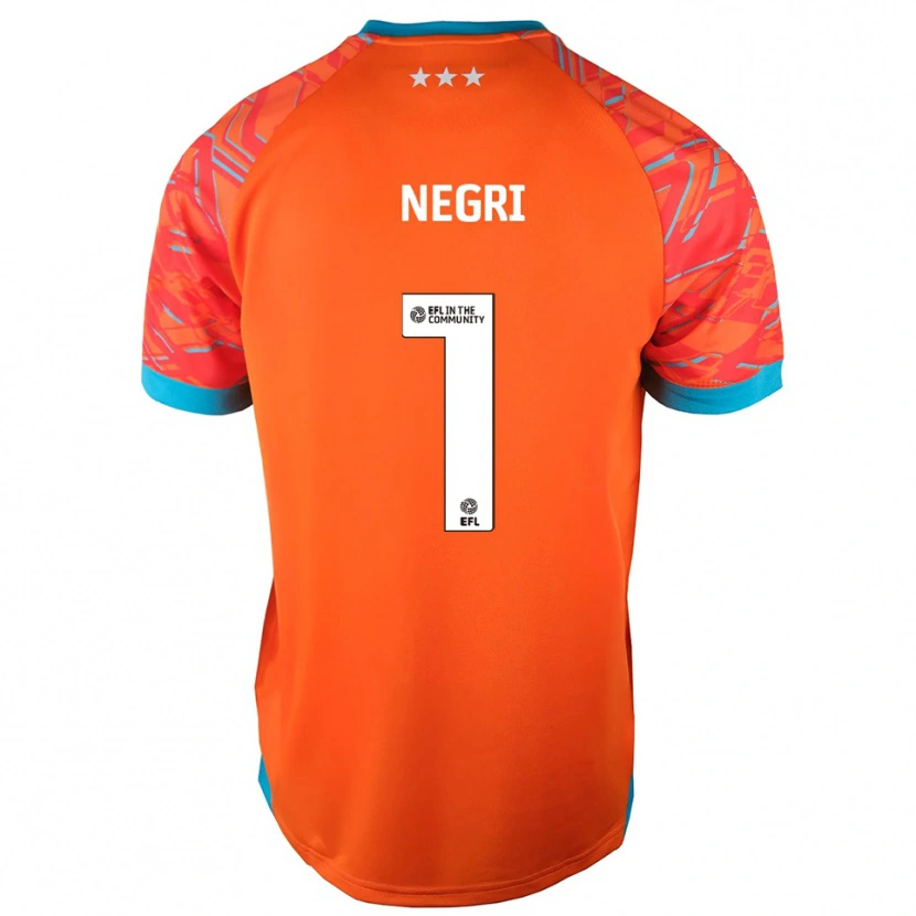 Danxen Damen Natalia Negri #1 Trikot Orange Weiß Torwarttrikot 2025/26 Österreich