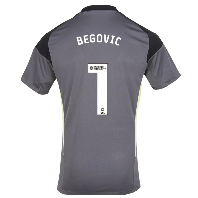 Danxen Damen Asmir Begovic #1 Trikot Grau Weiß Torwarttrikot 2025/26 Österreich
