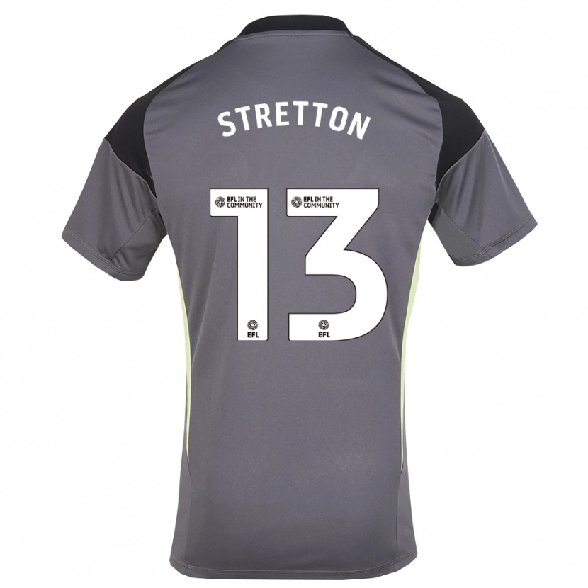 Danxen Damen Leo Stretton #13 Trikot Grau Weiß Torwarttrikot 2025/26 Österreich