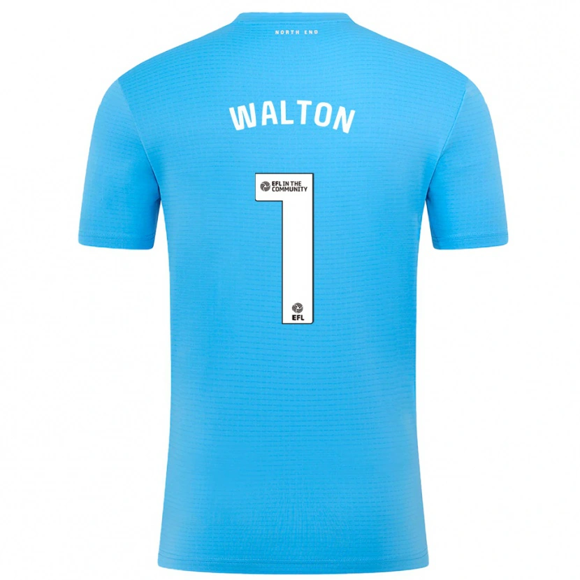 Danxen Damen Jack Walton #1 Trikot Blau Weiß Torwarttrikot 2025/26 Österreich