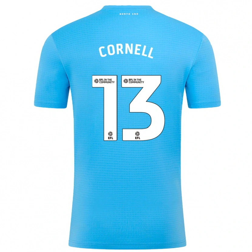 Danxen Damen David Cornell #13 Trikot Blau Weiß Torwarttrikot 2025/26 Österreich