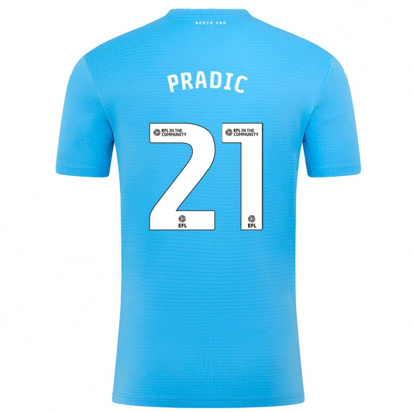 Danxen Damen James Pradic #21 Trikot Blau Weiß Torwarttrikot 2025/26 Österreich