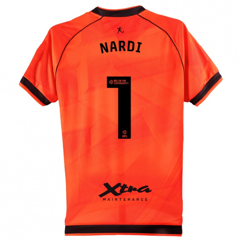 Danxen Damen Paul Nardi #1 Trikot Orange Schwarz Torwarttrikot 2025/26 Österreich